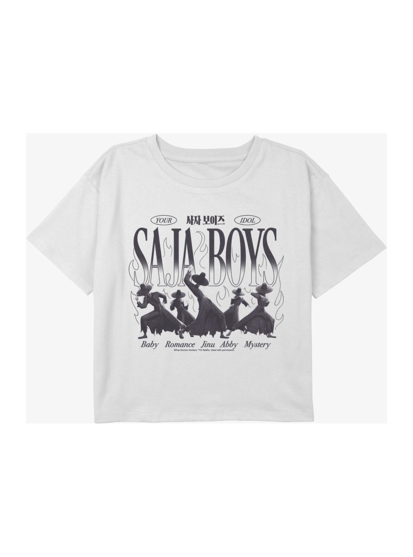 KPop Demon Hunters Your Idol Saja Boys Youth Girls Boxy Crop T
