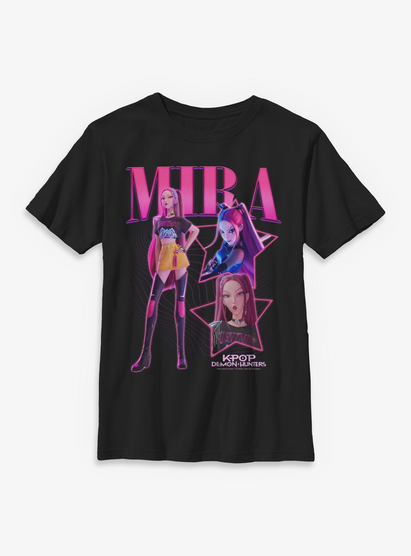 KPop Demon Hunters Mira Star Collage Youth T-Shirt, , hi-res