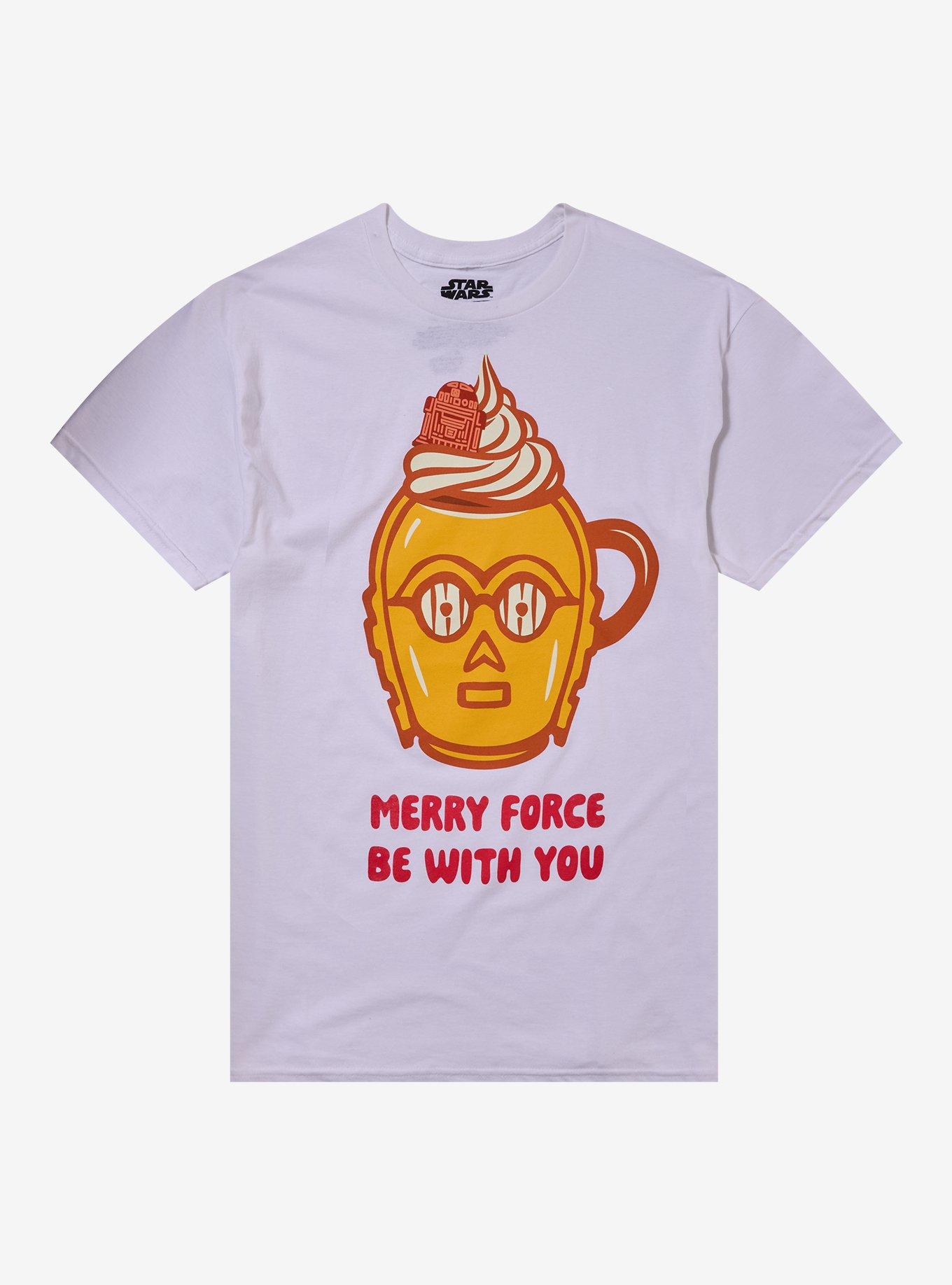 Star Wars C-3PO Merry Force Be With You T-Shirt, , hi-res
