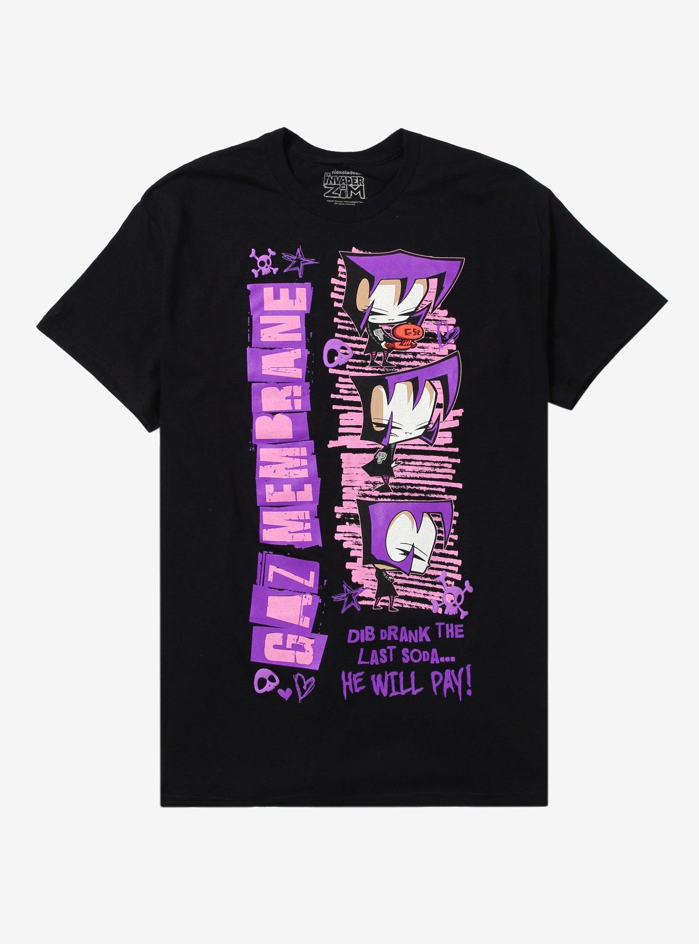 Invader Zim Gaz Collage T-Shirt, , hi-res