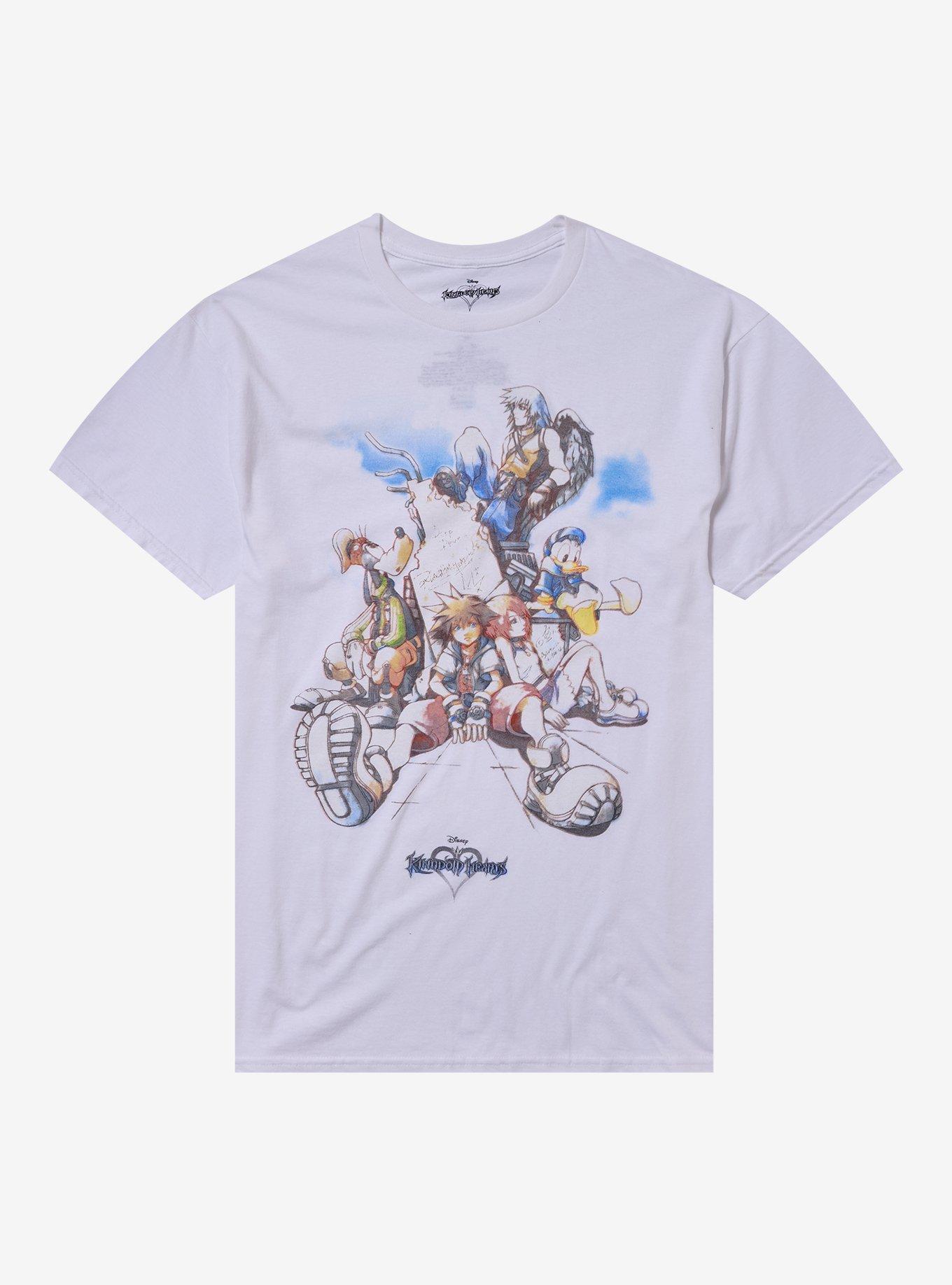 Disney Kingdom Hearts Sketch Poster T-Shirt, , hi-res