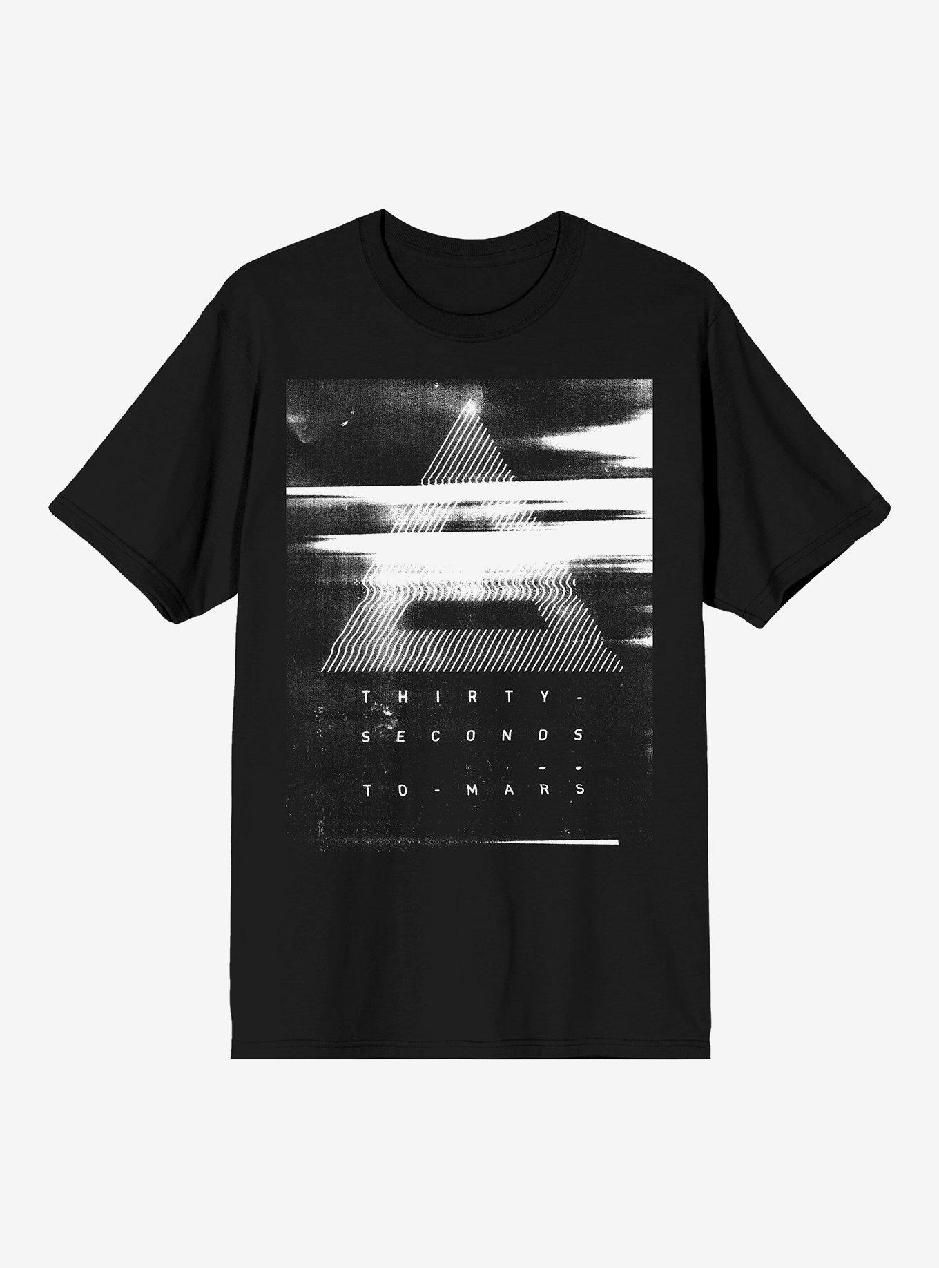 Thirty Seconds To Mars Distorted Triangle T-Shirt, , hi-res