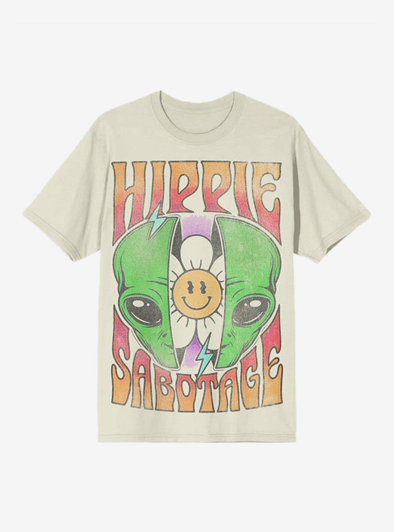 Hippie Sabotage Alien Flower T-Shirt, , hi-res