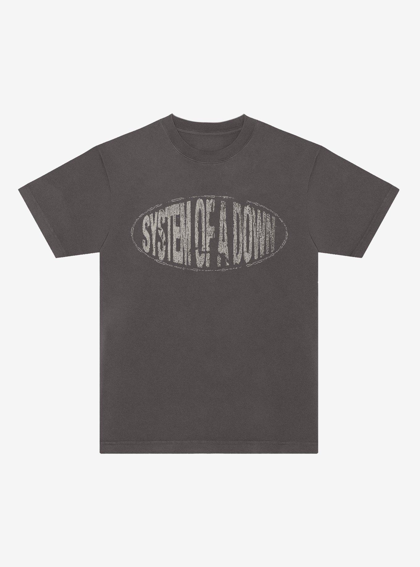 System Of A Down Oval Logo T-Shirt, , hi-res