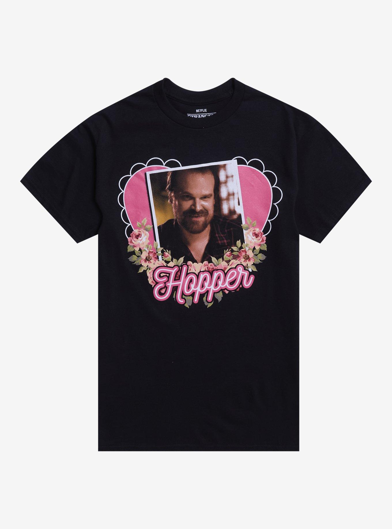 Stranger Things Hopper Heart T-Shirt, , hi-res