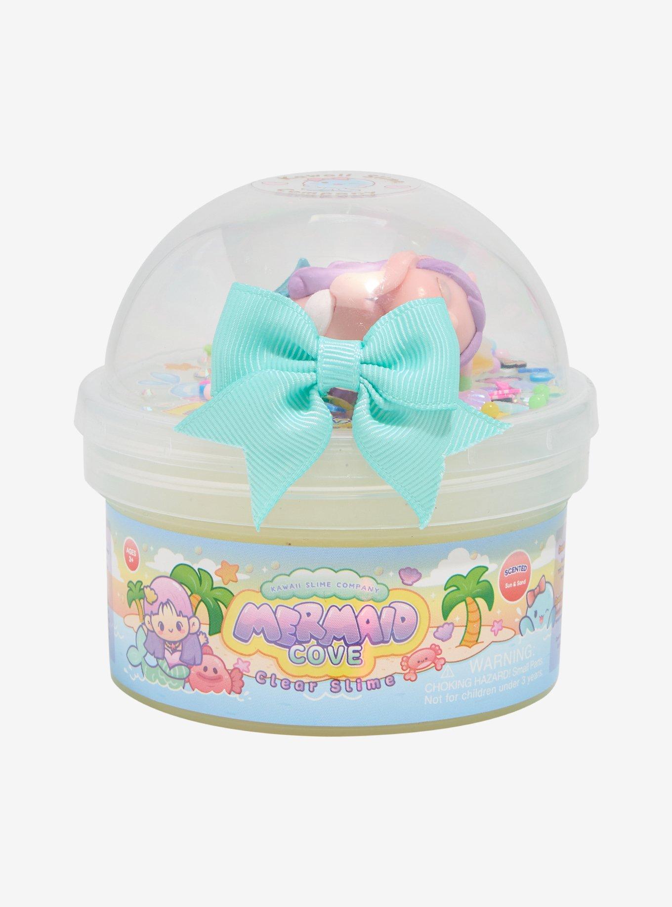 Kawaii Mermaid Cove Clear Sun & Sand Scented Slime, , hi-res