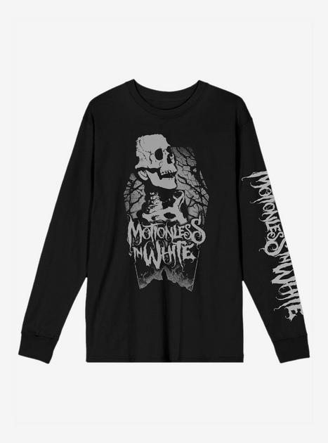 Motionless In White Skull Coffin Long-Sleeve T-Shirt | Hot Topic