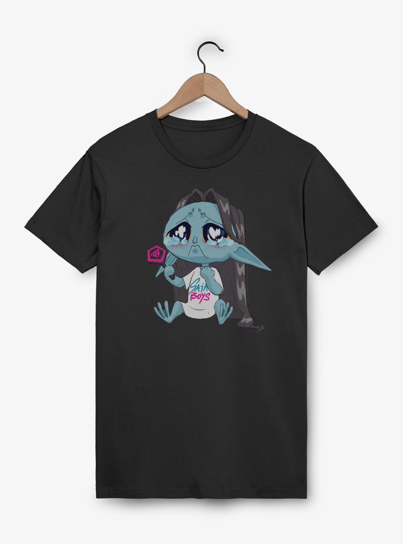 KPop Demon Hunters Chibi Demon Fan Saja Boys T-Shirt, , hi-res
