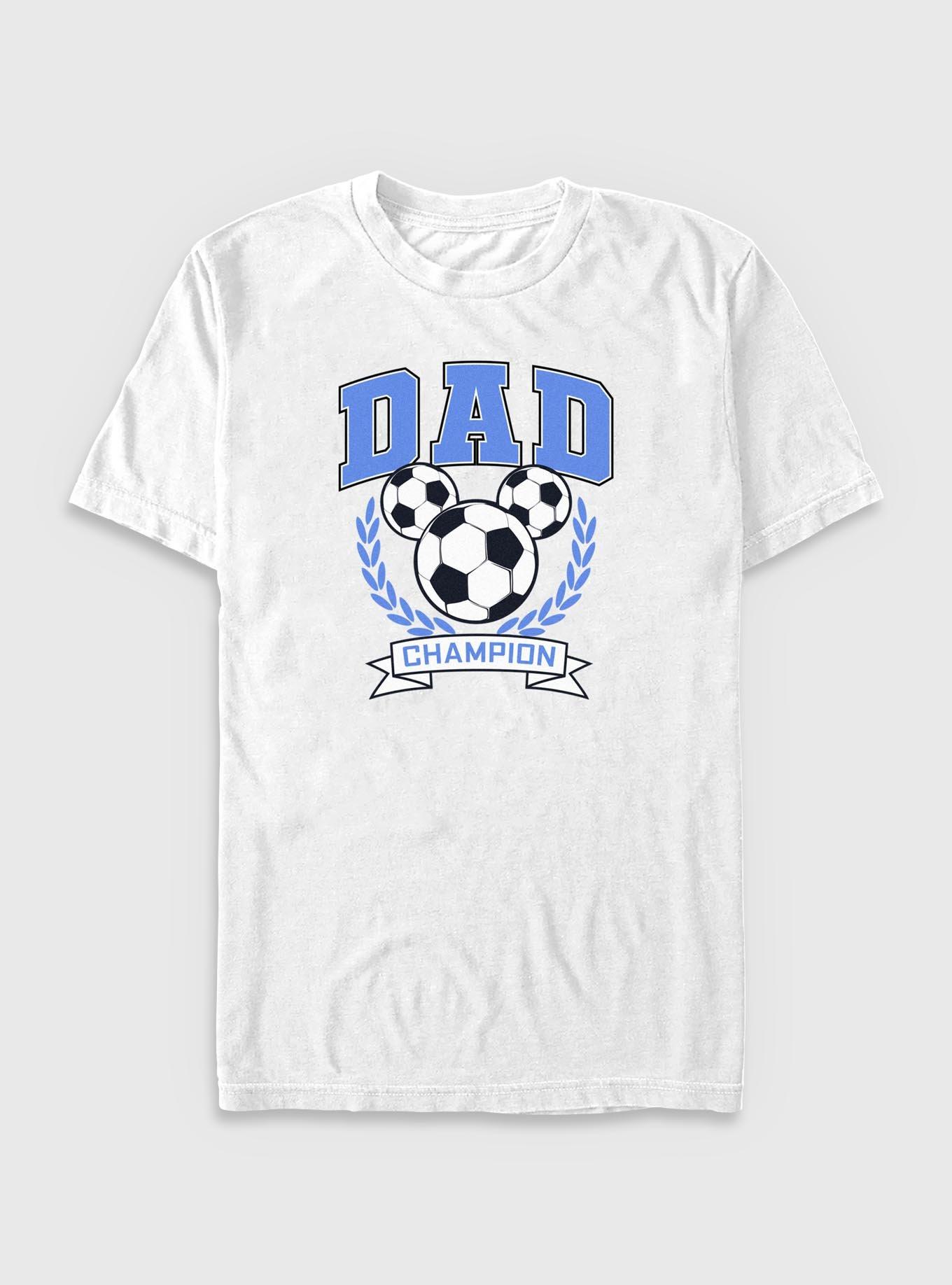 Disney Mickey Mouse Dad Soccer Champion Big & Tall T-Shirt, , hi-res