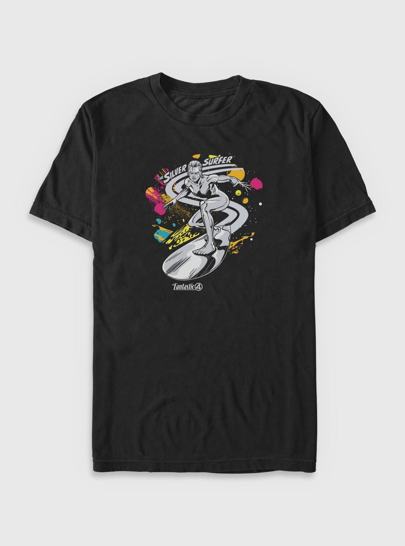 Marvel The Fantastic Four: First Steps Cosmic Silver Surfer Big & Tall T-Shirt, , hi-res