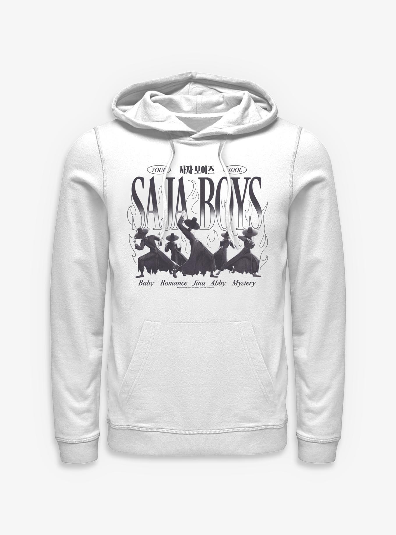 KPop Demon Hunters Saja Boys Your Idol Hoodie - WHITE | Hot Topic