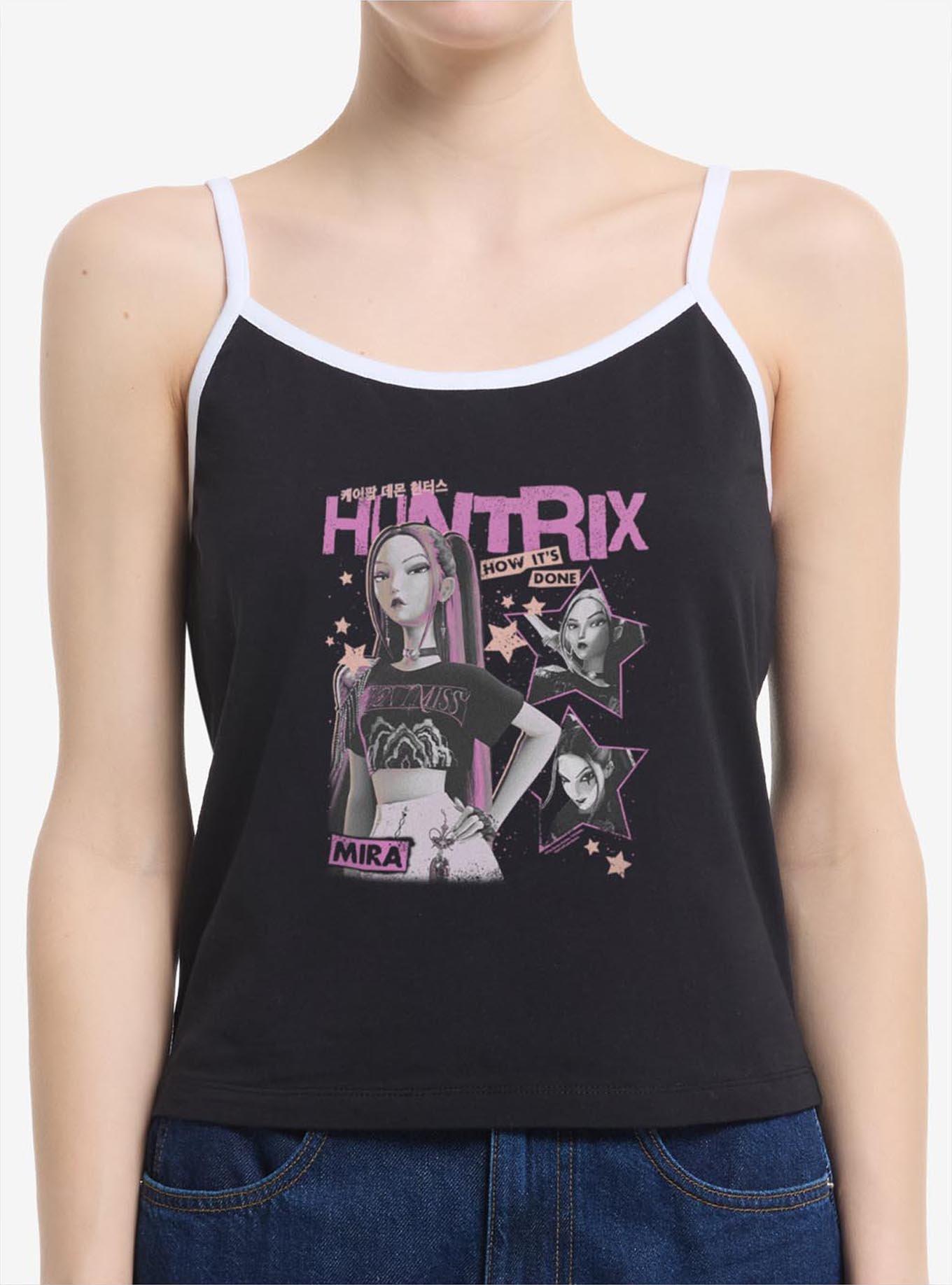 KPop Demon Hunters Mira How Its Done Girls Cami, BLACK, hi-res