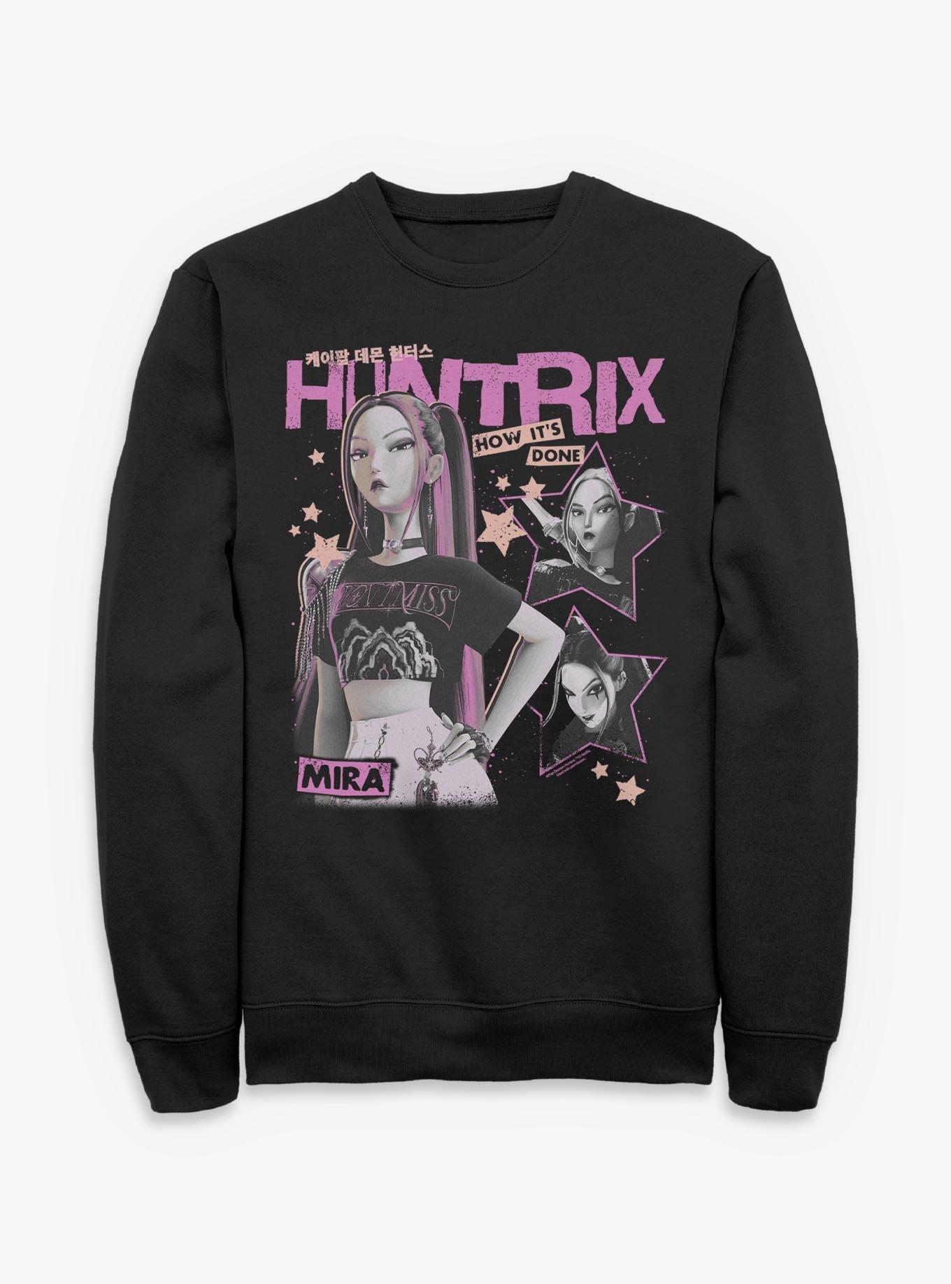 KPop Demon Hunters Huntrix Mira Stars Collage Sweatshirt, , hi-res
