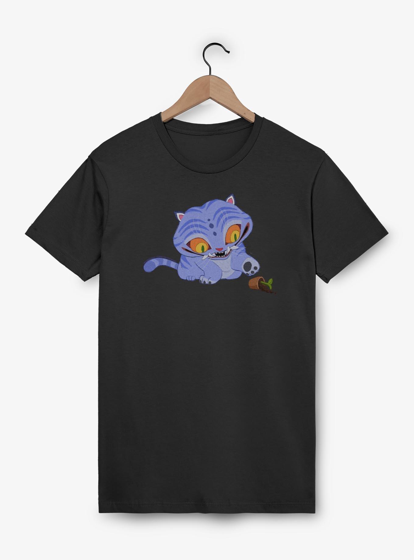 KPop Demon Hunters Chibi Derpy Tiger Plant T-Shirt, , hi-res