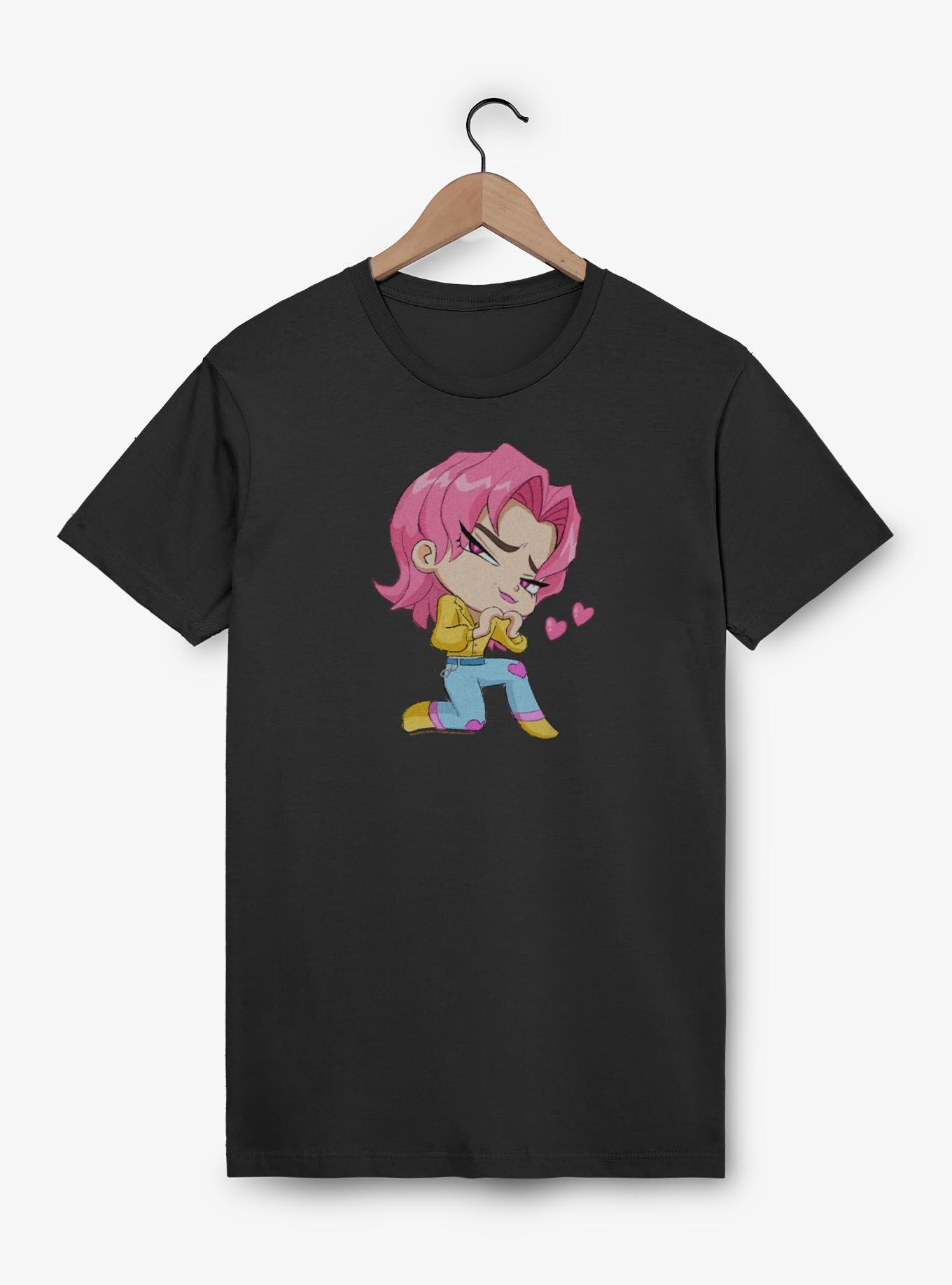 KPop Demon Hunters Chibi Romance Saja Boys T-Shirt, BLACK, hi-res