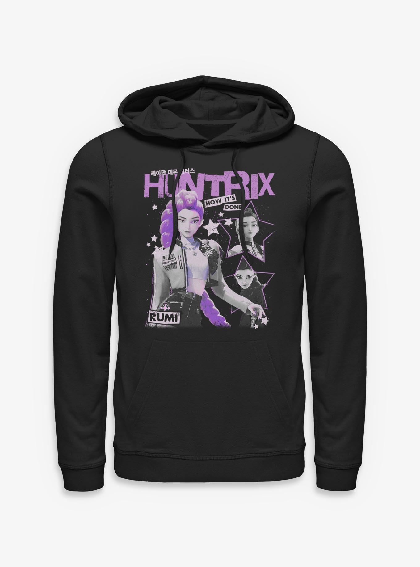 KPop Demon Hunters Huntrix Rumi Stars Collage Hoodie, , hi-res