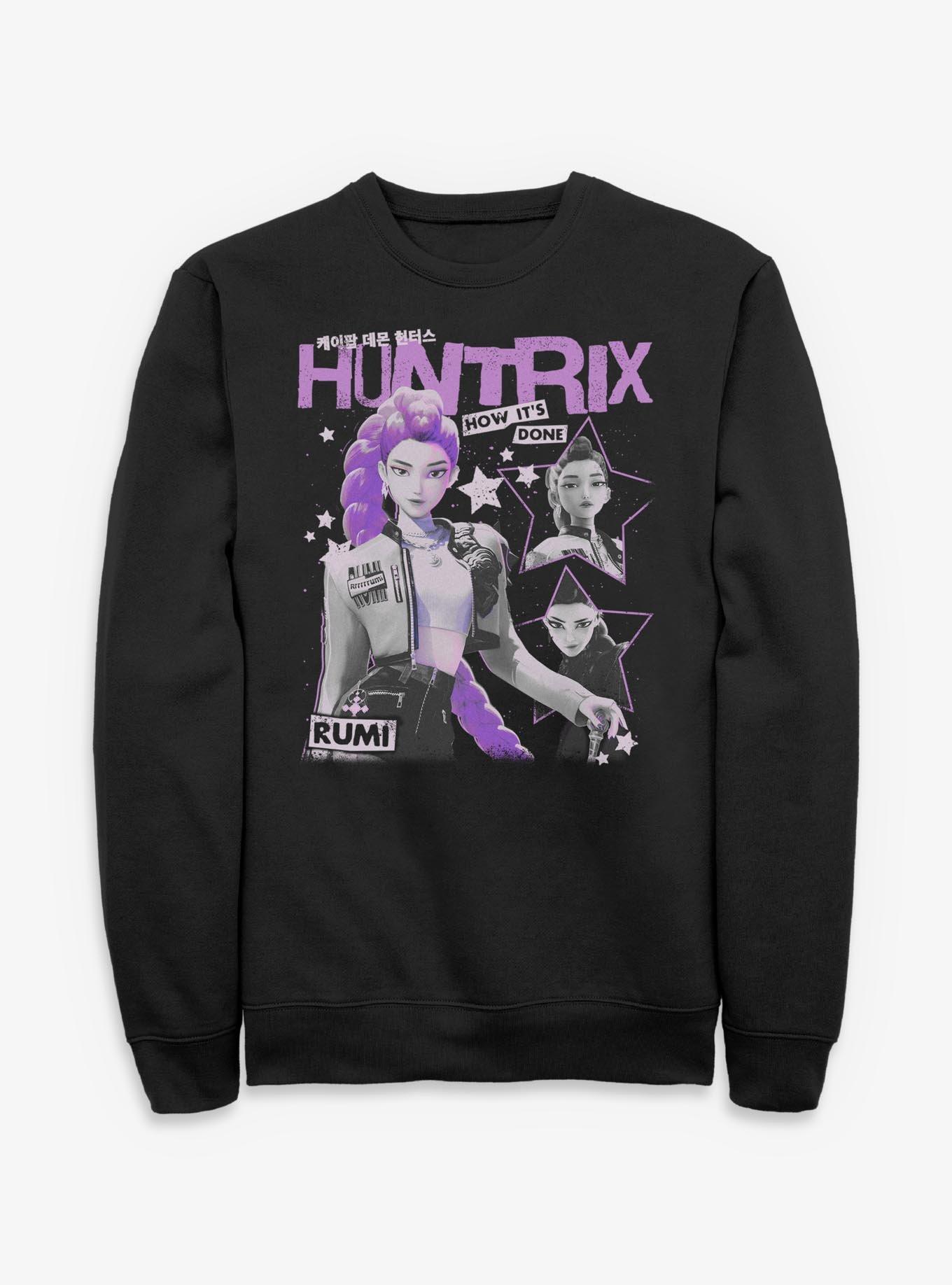 KPop Demon Hunters Huntrix Rumi Stars Collage Sweatshirt, , hi-res