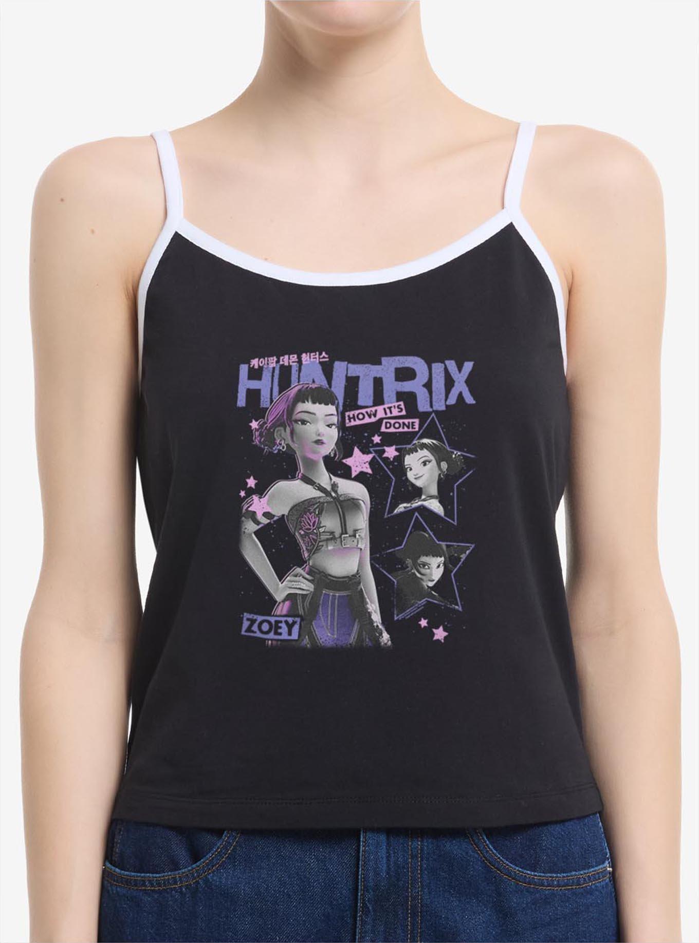 KPop Demon Hunters Huntrix Zoey Stars Collage Womens Cami, , hi-res