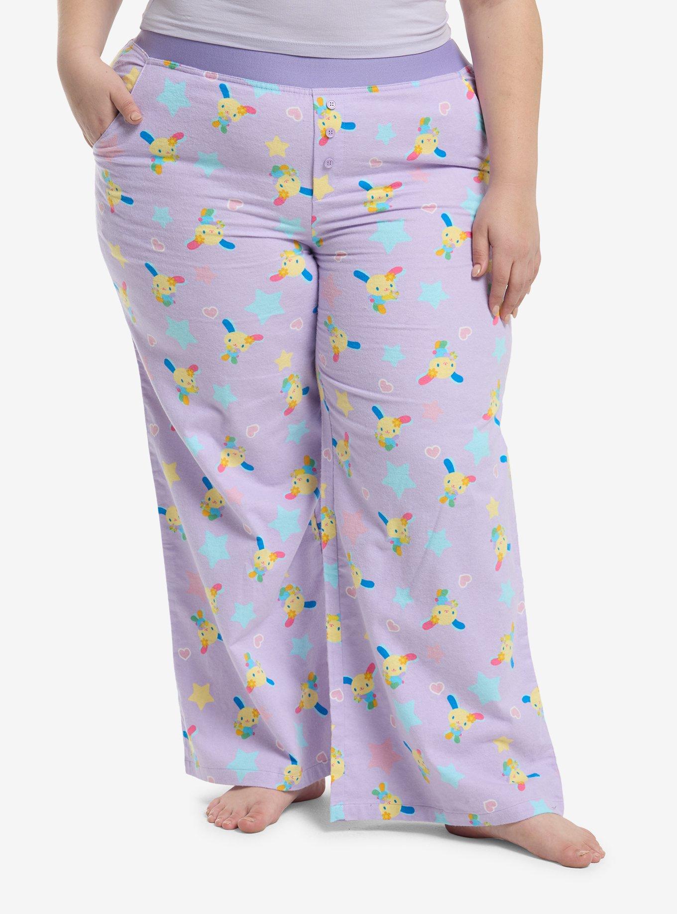 U*SA*HA*NA Stars & Hearts Girls Pajama Pants Plus Size, , hi-res