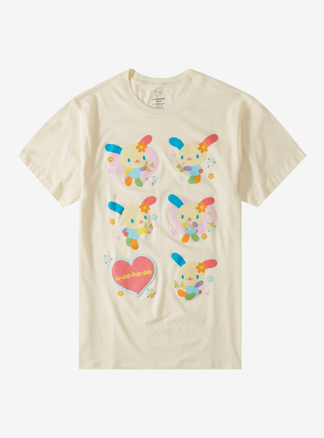 U*SA*HA*NA Flowers Grid T-Shirt | Hot Topic