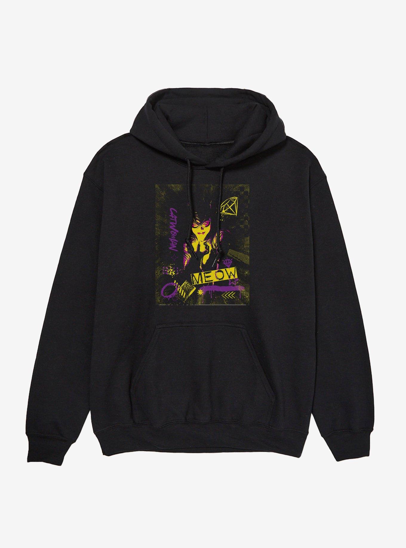 DC Catwoman Meow Hoodie, , hi-res