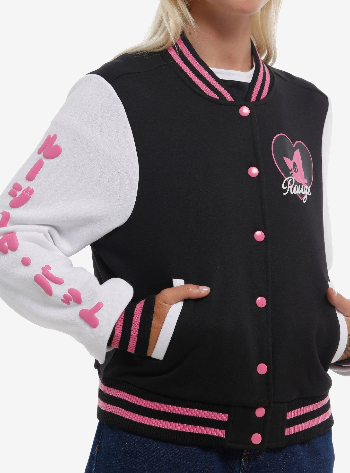Sonic The Hedgehog Rouge Girls Varsity Jacket, , hi-res