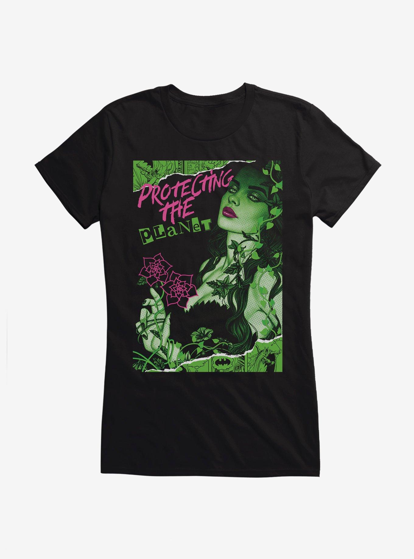 DC Poison Ivy Protecting The Planet Girls T-Shirt, , hi-res