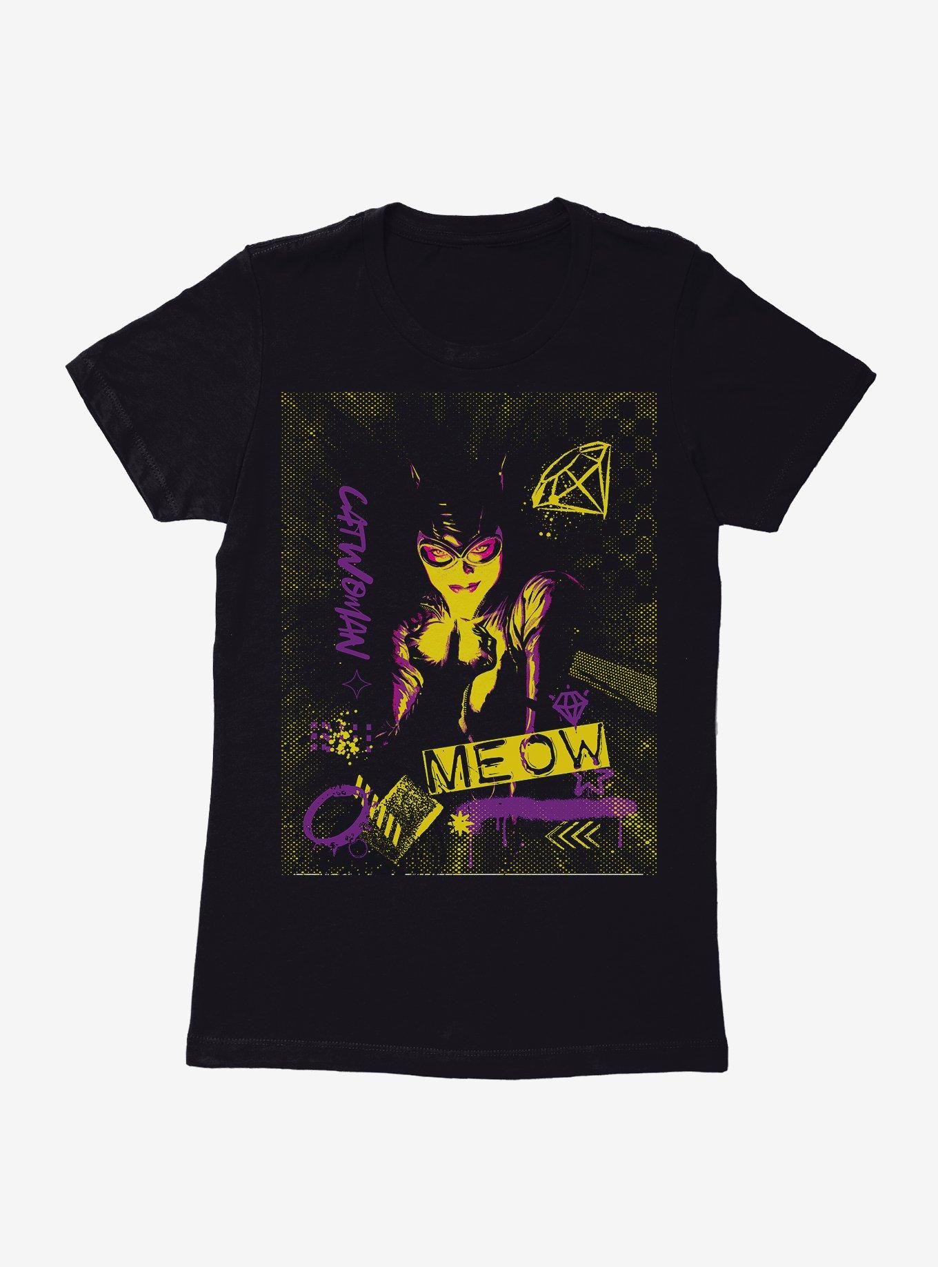 DC Catwoman Meow Womens T-Shirt, , hi-res