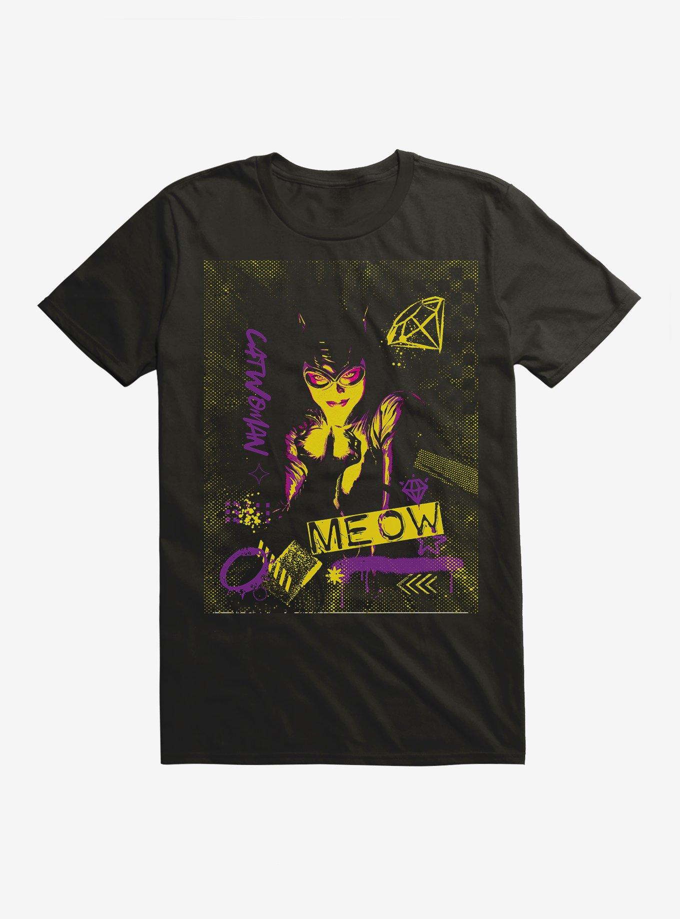 DC Catwoman Meow T-Shirt, , hi-res