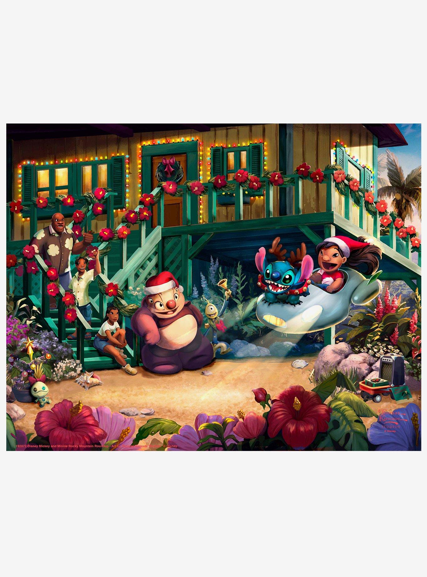Disney Lilo & Stitch Aloha Christmas Art Prints, , hi-res