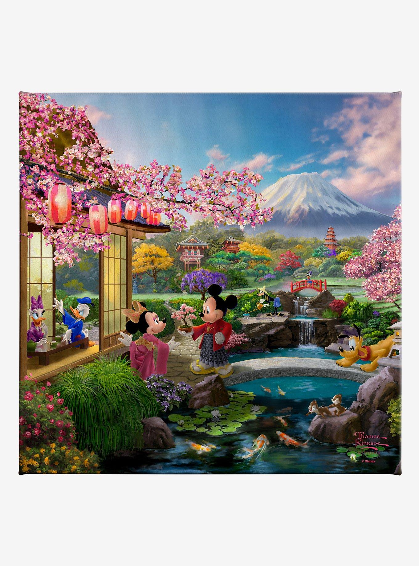 Disney Mickey & Minnie in Japan Gallery Wrapped Canvas, , hi-res