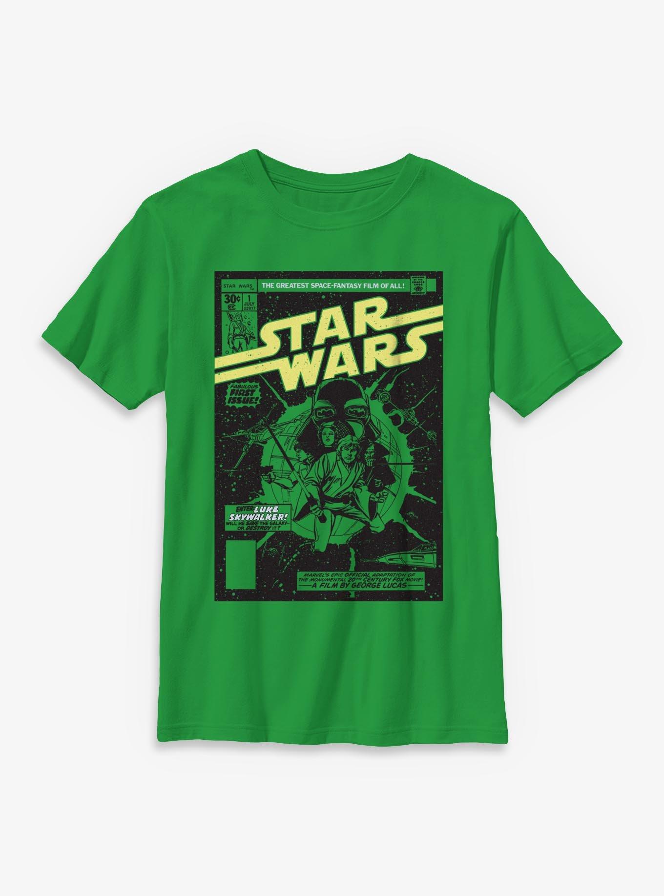 Star Wars Fabulous First Issue Comic Style Cover Youth T-Shirt, , hi-res