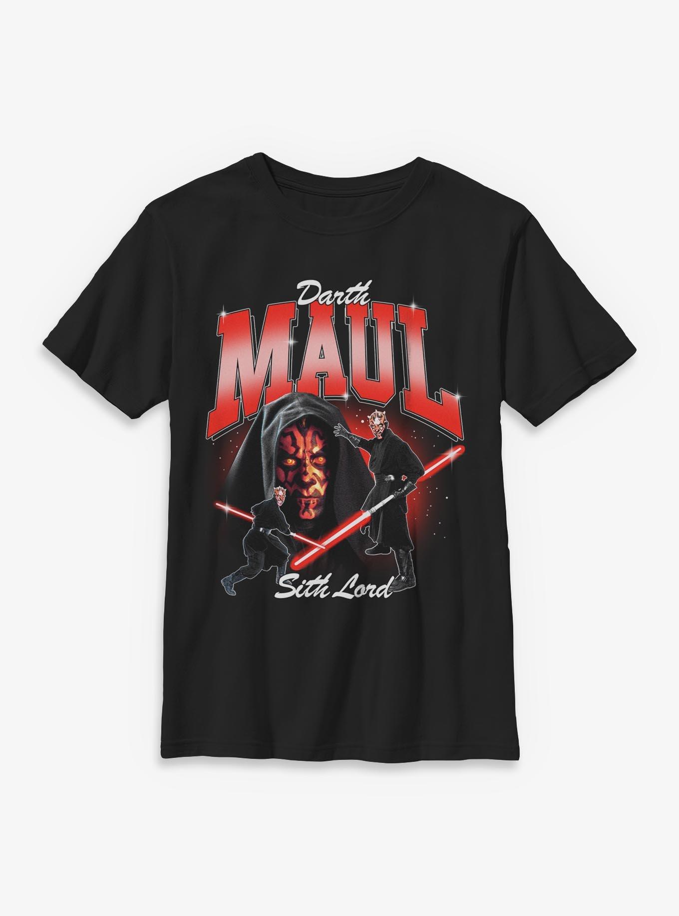 Star Wars Darth Maul Sith Lord Fight Stance Youth T-Shirt, , hi-res
