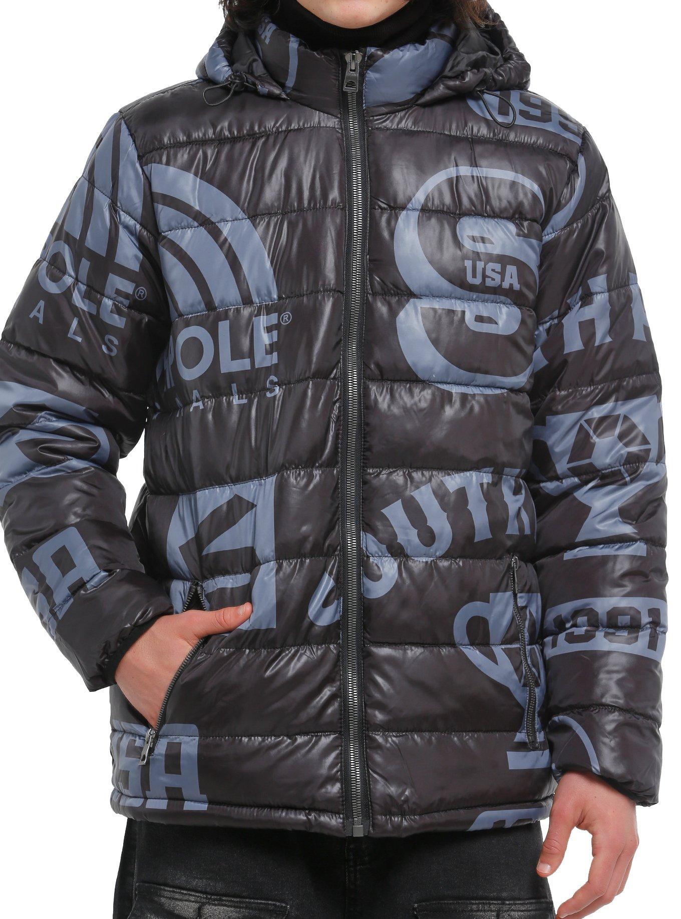 Southpole Logo Puffer Jacket, , hi-res