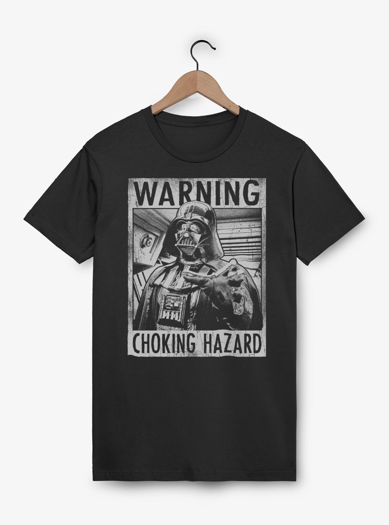 Star Wars Warning Choking Hazard Darth Vader T-Shirt, , hi-res