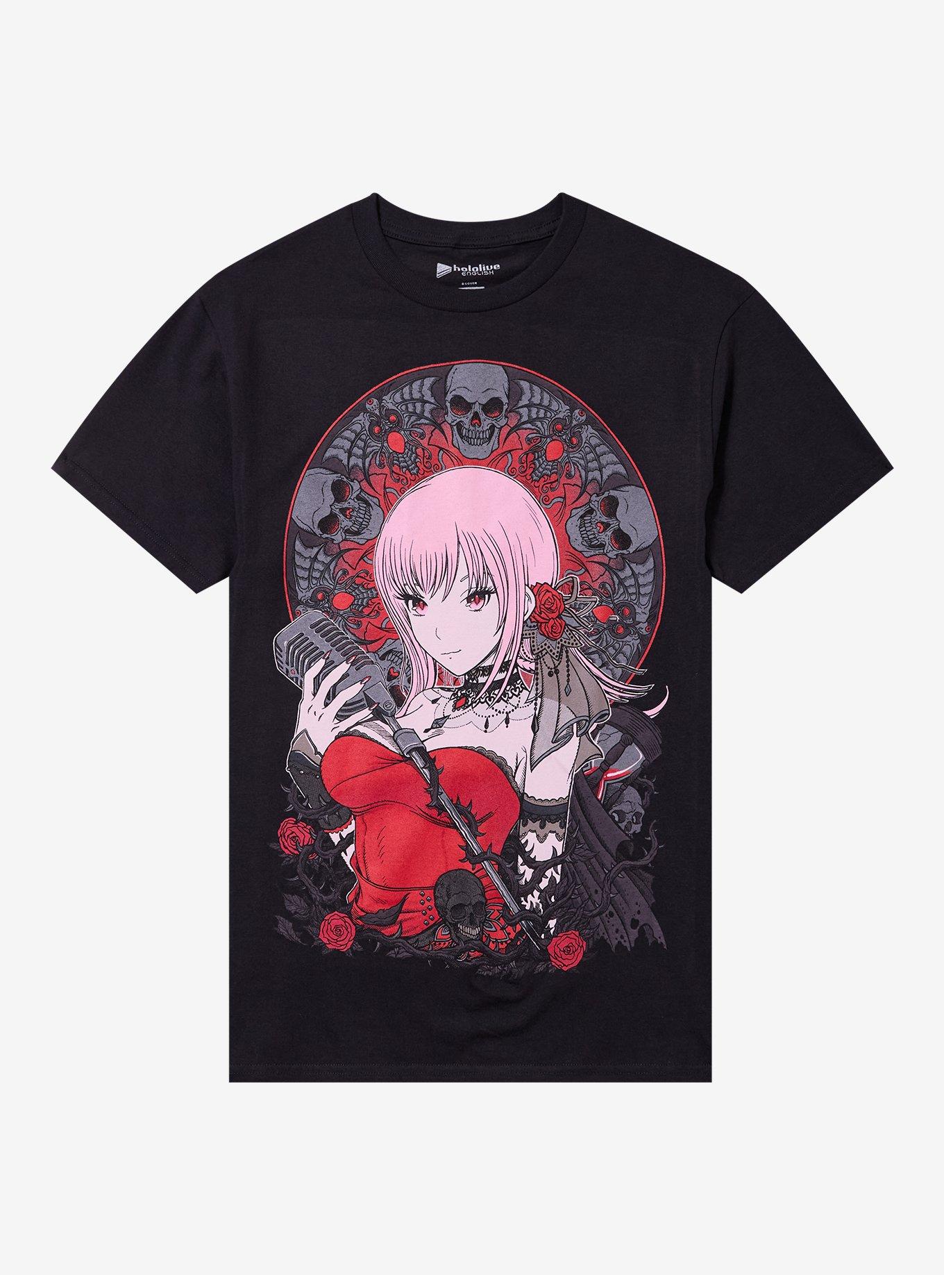 Ghost X Ghost Mori Calliope Portrait Of Death T-Shirt | Hot Topic