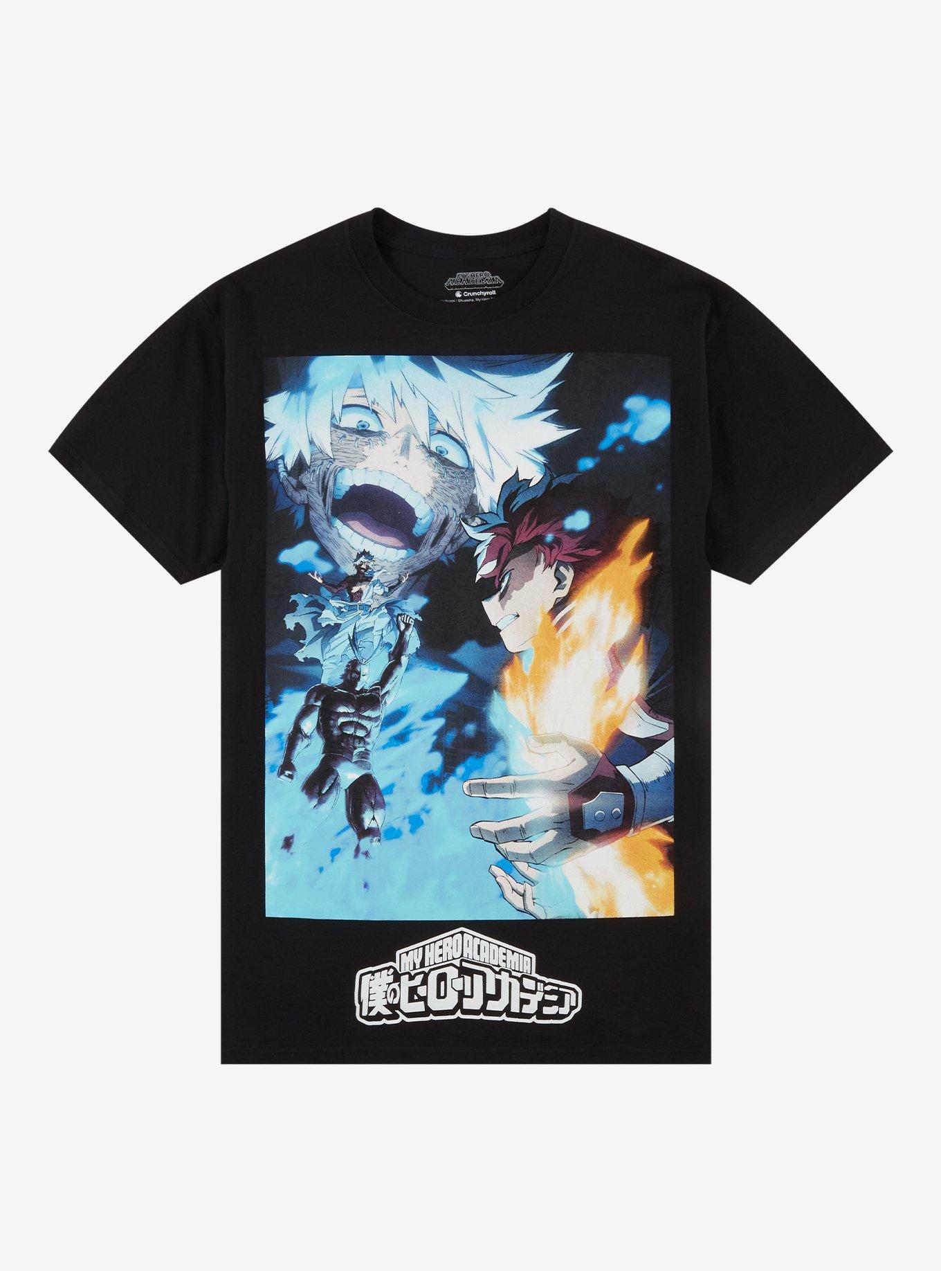 My Hero Academia Shoto VS. Dabi Poster T-Shirt, , hi-res