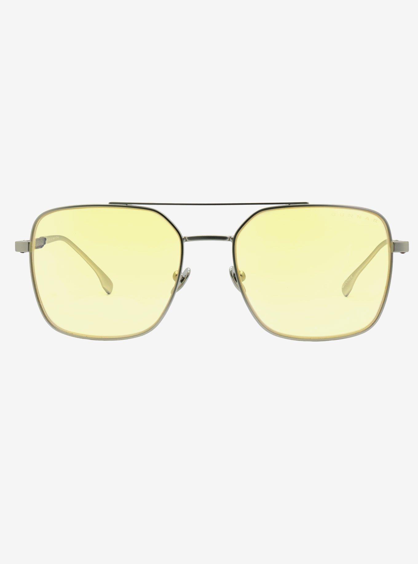 Witcher x GUNNAR White Wolf Amber Tint Blue Light Glasses, , hi-res