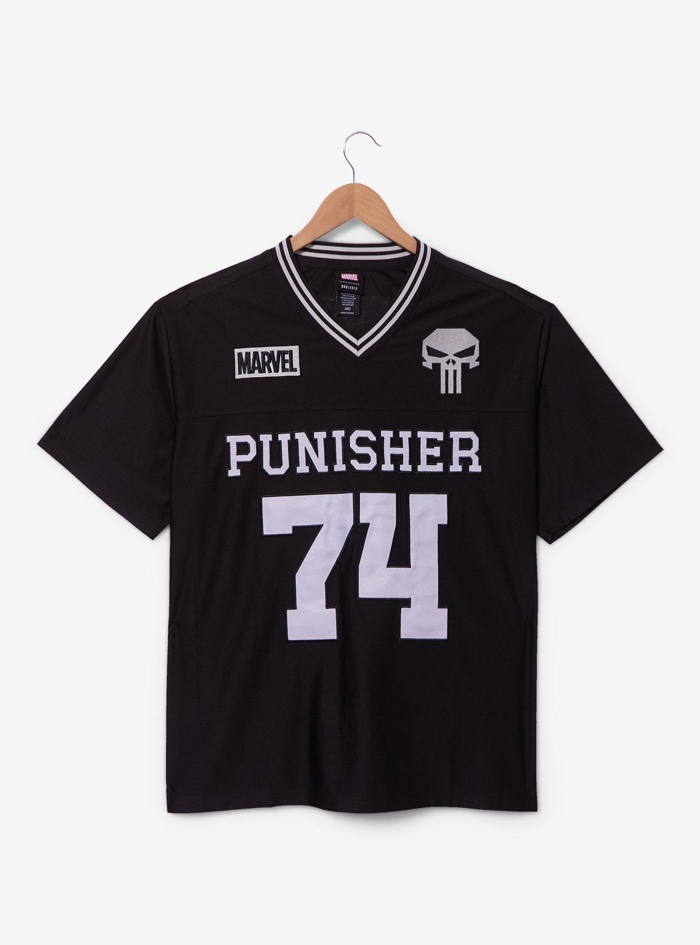 Marvel Punisher Football Jersey - BoxLunch Exclusive, , hi-res