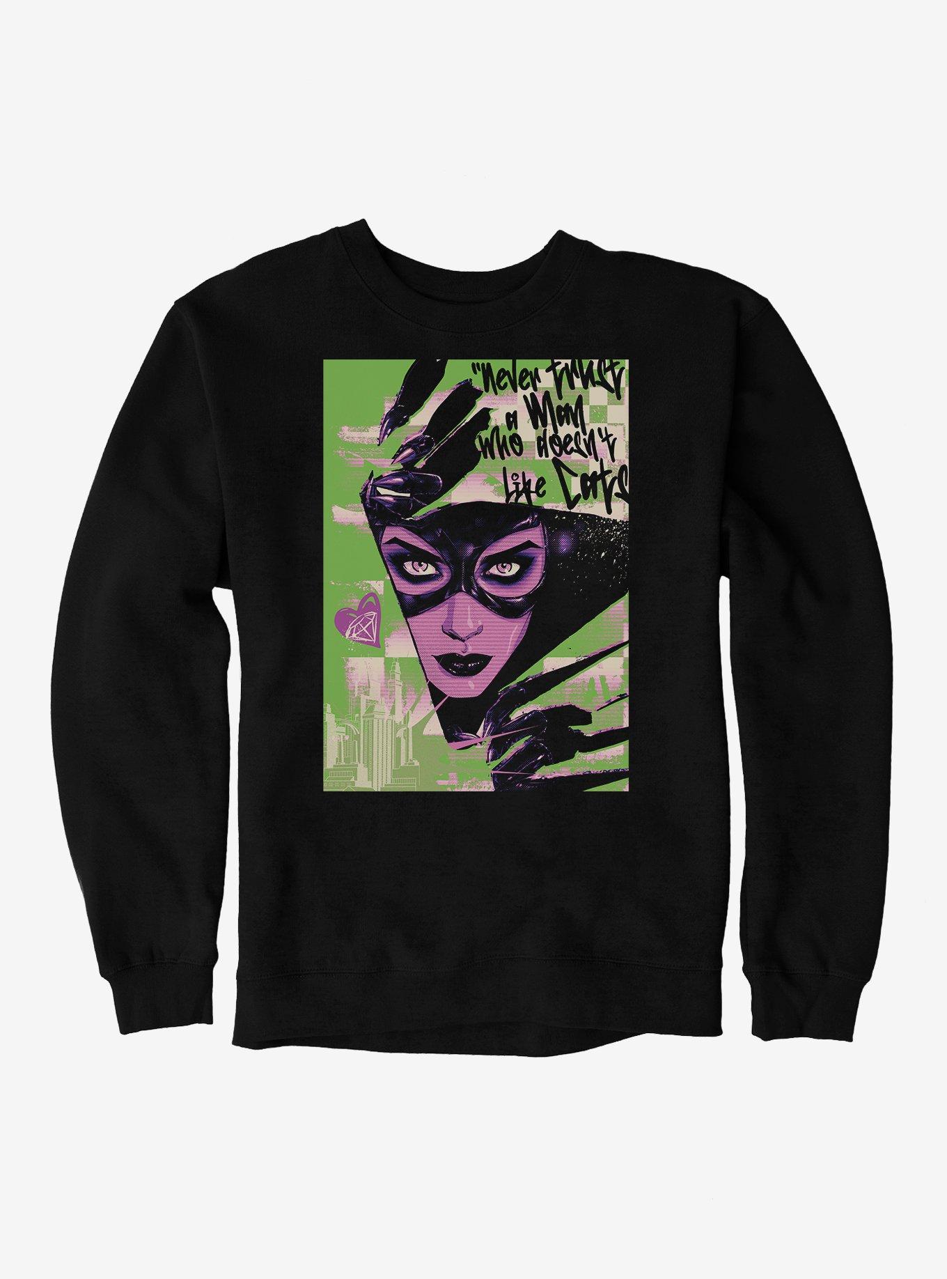 DC Catwoman Never Trust Sweatshirt, , hi-res
