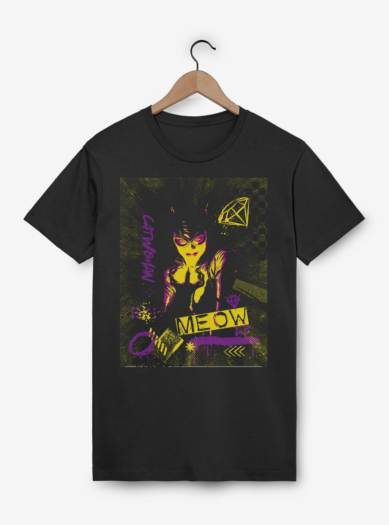 DC Catwoman Meow T-Shirt, , hi-res