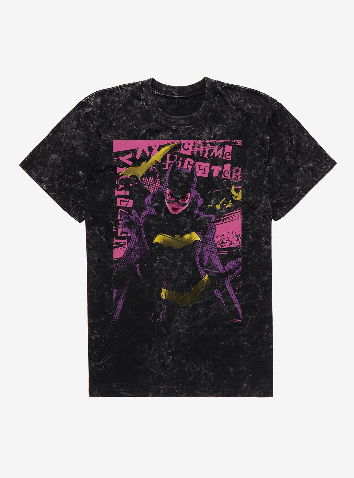 DC Batgirl Crime Fighter Mineral Wash T-Shirt, , hi-res