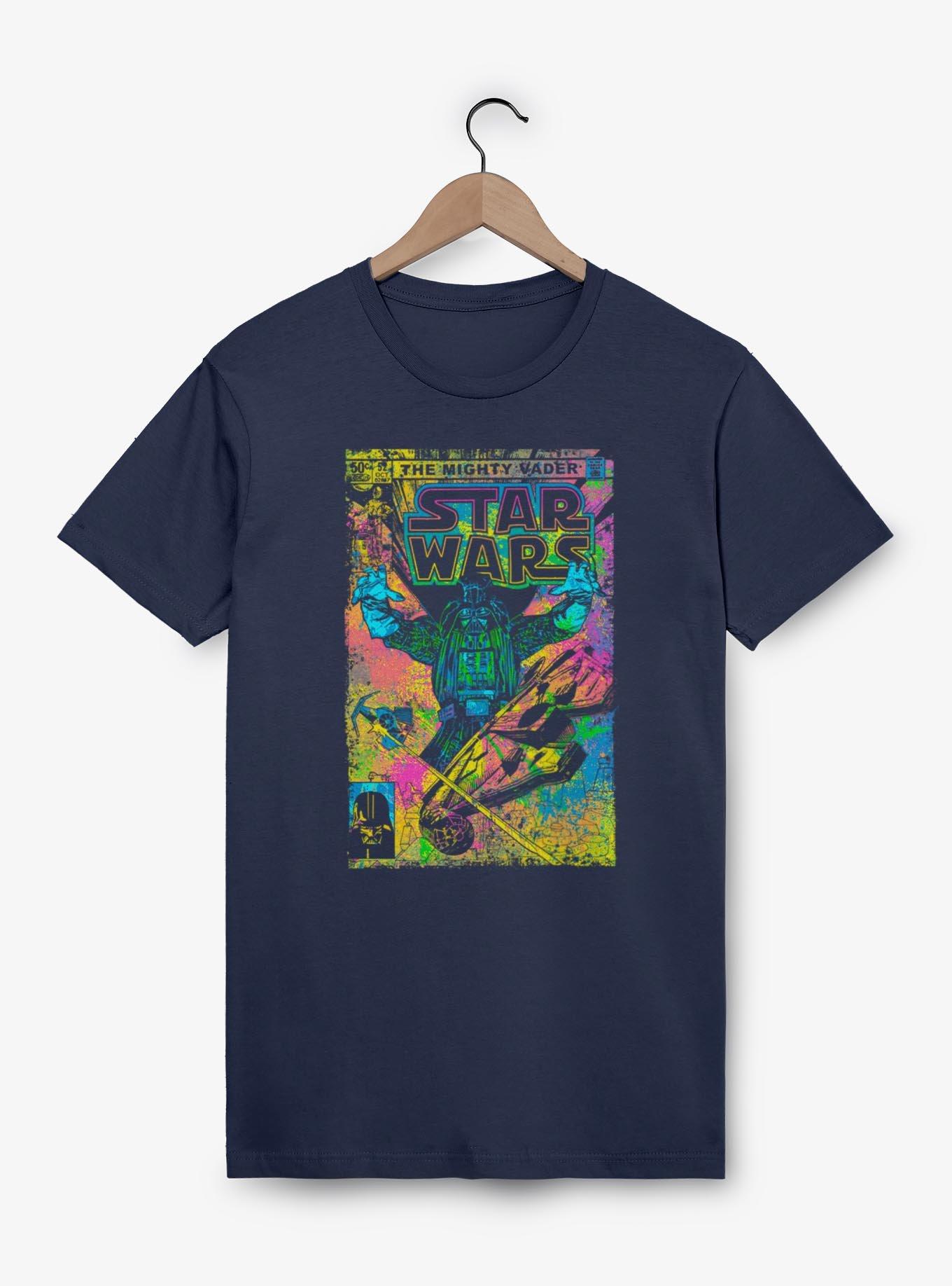 Star Wars The Mighty Vader Comic Style Cover T-Shirt, , hi-res