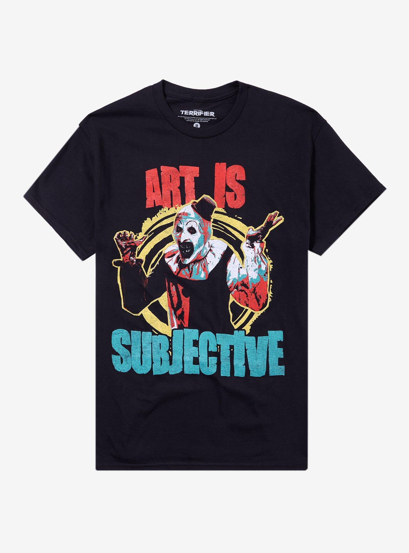 Terrifier Art Is Subjective T-Shirt, , hi-res