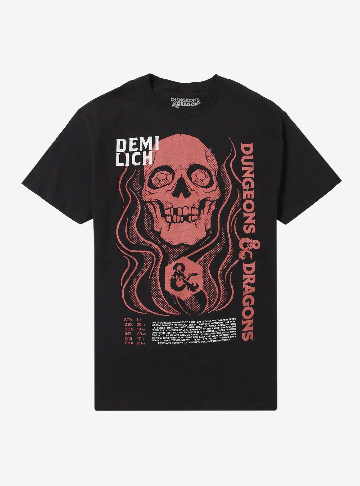 Dungeons & Dragons Demi Lich Skull T-Shirt, , hi-res