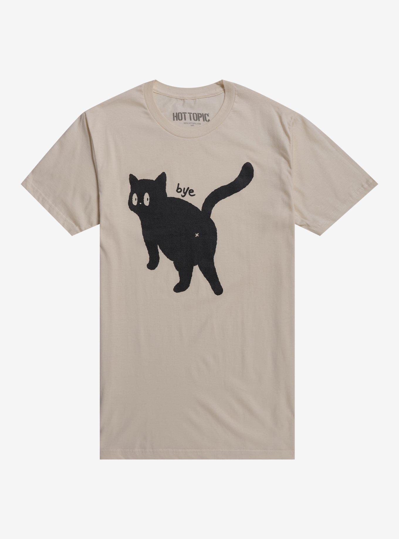 Bye Black Cat T-Shirt, , hi-res