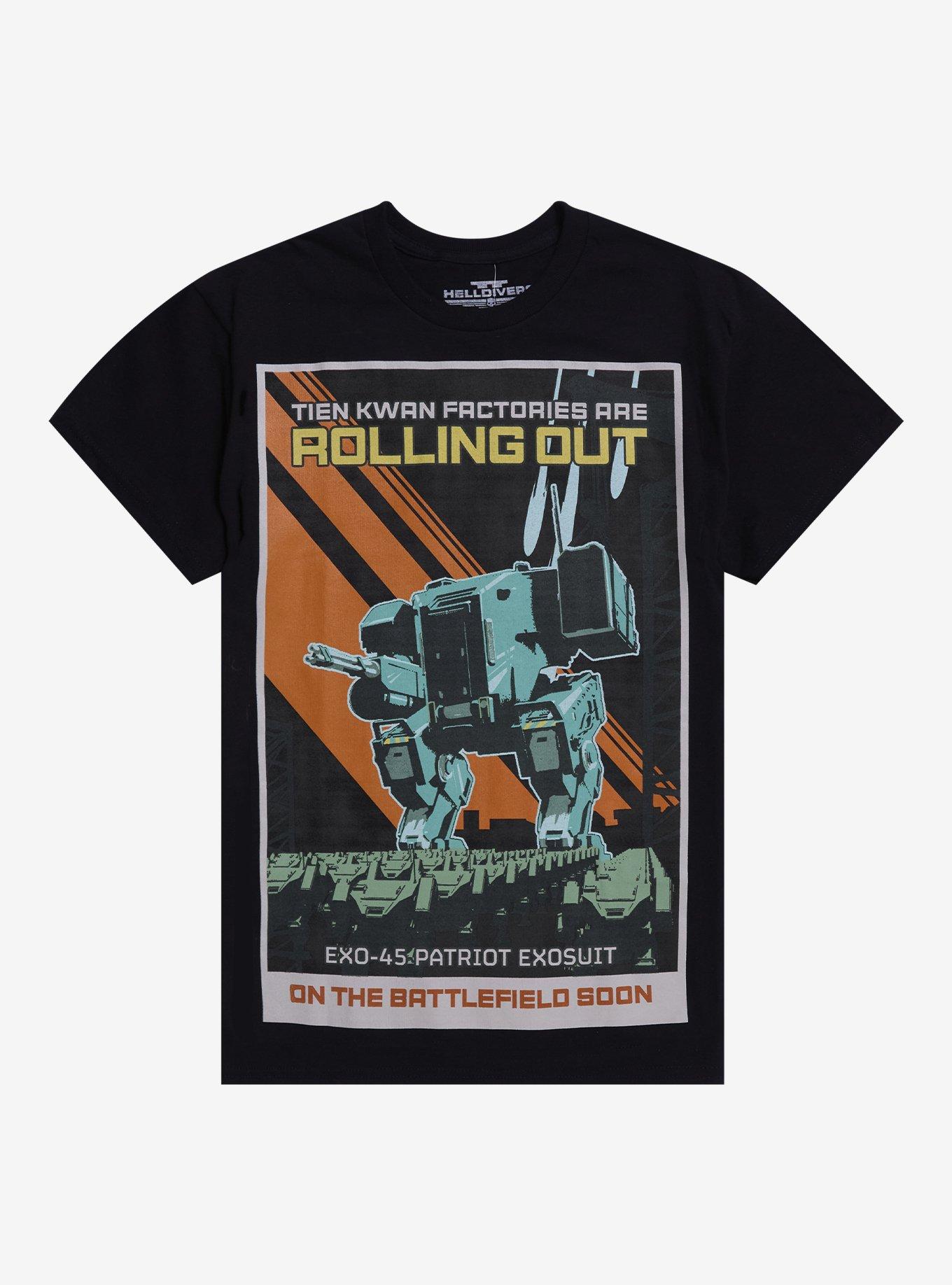 Helldivers II Rolling Out T-Shirt, , hi-res