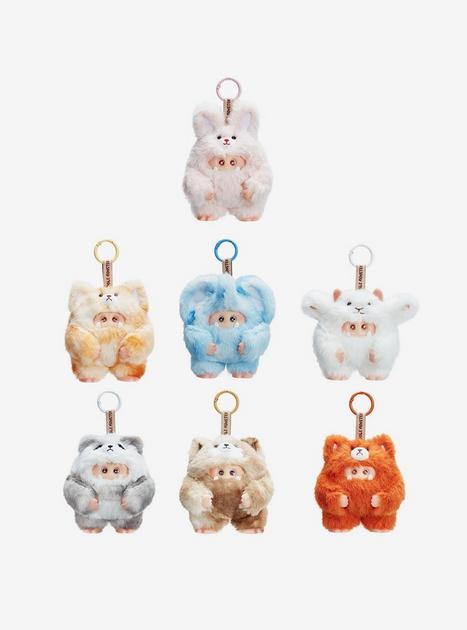 Dreame Mart GIGGLE Monster Furry Forest Blind Box Plush Bag Clip