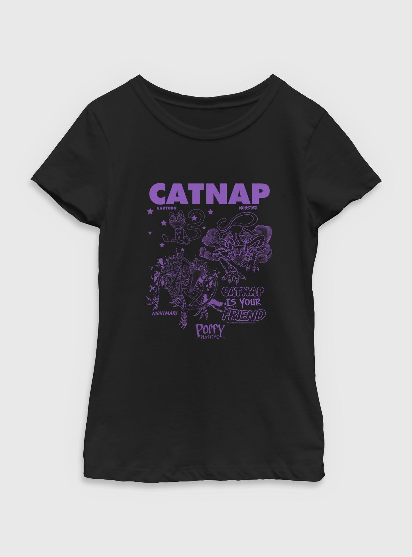 Poppy Playtime Catnap Youth Girls T-Shirt, , hi-res