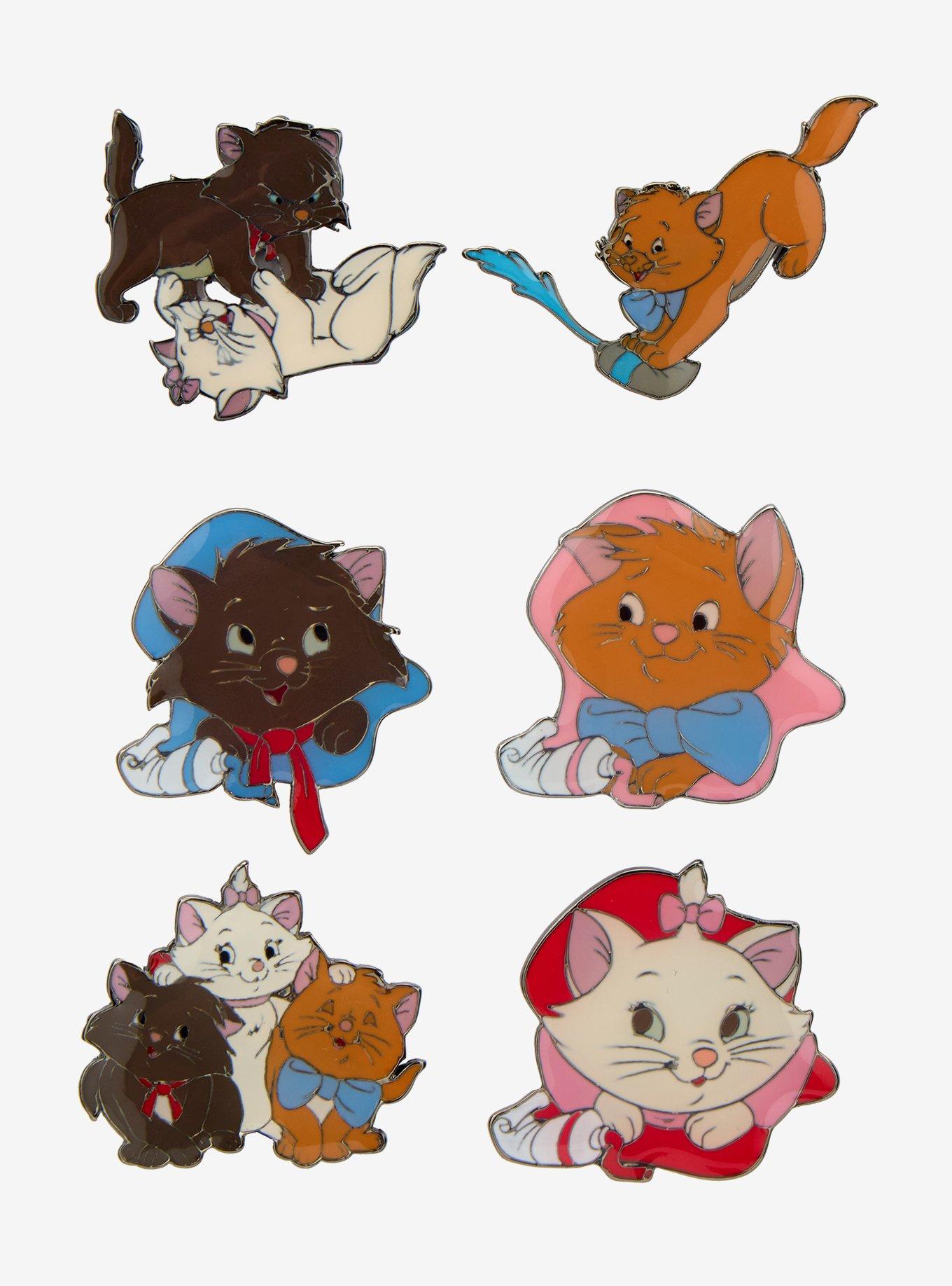 Loungefly Disney The Aristocats Kittens Blind Box Enamel Pin Hot Topic Exclusive, , hi-res
